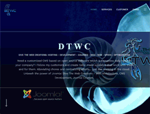 Tablet Screenshot of divethewebcreations.biz